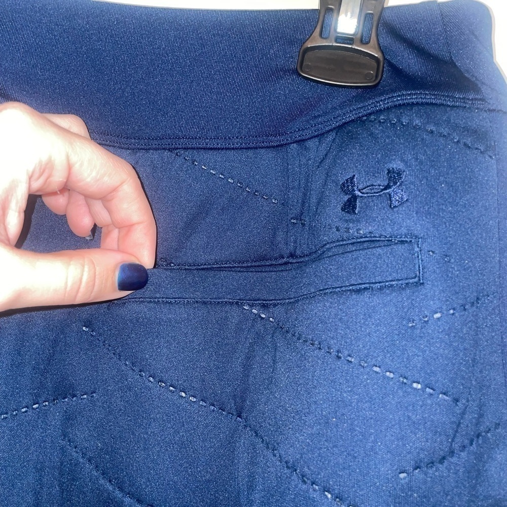 NWT Under Armour ColdGear Reactor Quilted Navy Blue Skirt Size Medium - Picture 9 of 9